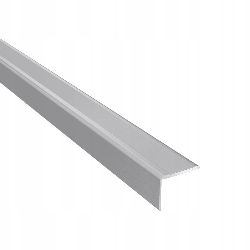 Profil aluminiowy schodowy GoodHome 25 x 1200 mm srebrny nr 26