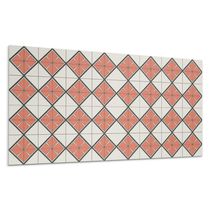 Kafelki samoprzylepne Wallfluent 60x30 cm Romby w nowoczesnej geometrii 6 szt.