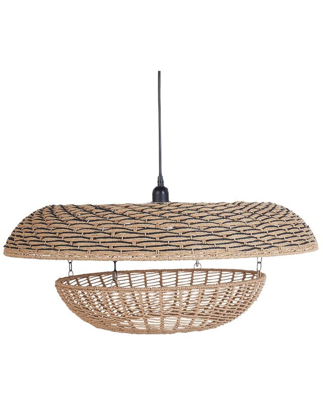 Lampa wisząca Kidepo Plecionka Brązowy 1 szt.