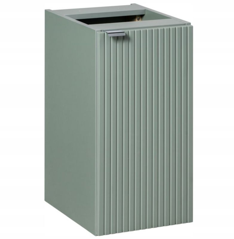 Szafka łazienkowa Furnidea 30 cm dolna pod blat szałwia ryflowany front LINE REED GREEN 1 szt.