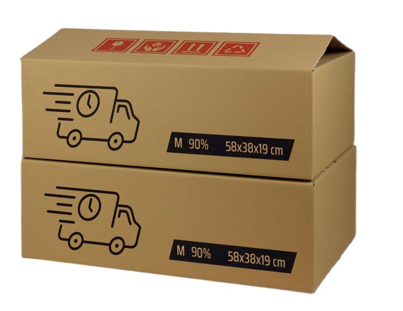 Karton do wysyłki M 58 x 38 x 19 cm 2 szt.