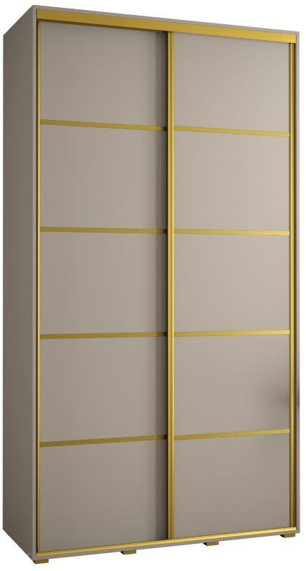 Szafa przesuwna Abiks 45 wysoka Dakota 4 130 kaszmir+kaszmir+złoty 1 szt