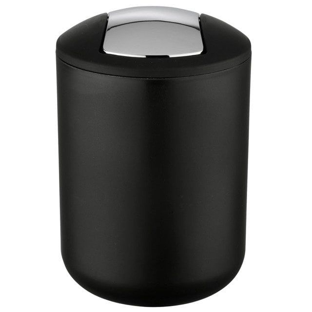 Kosz na śmieci Wenko Brasil czarny 2L z obrotową pokrywą 1 szt.