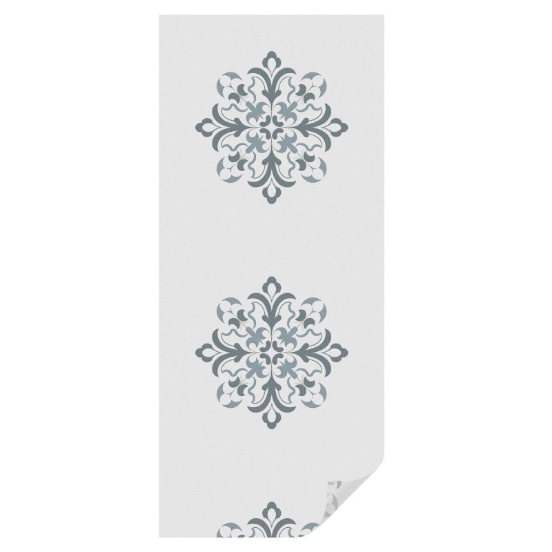 Naklejka Witrażowa Tulup 50x116 cm Folia na Szkło Ornament klasyczny w harmonijnej symetrii 1 rol.