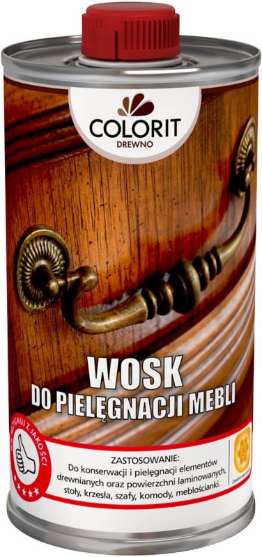 Wosk do pielęgnacji mebli Colorit Drewno 0,5 l