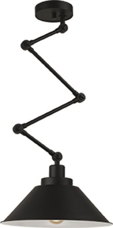 Lampa sufitowa wisząca Nowodvorski Lighting Pantograph 2693 czarna regulowana wysokość i kąt 1xE27 x 60W 1 szt.