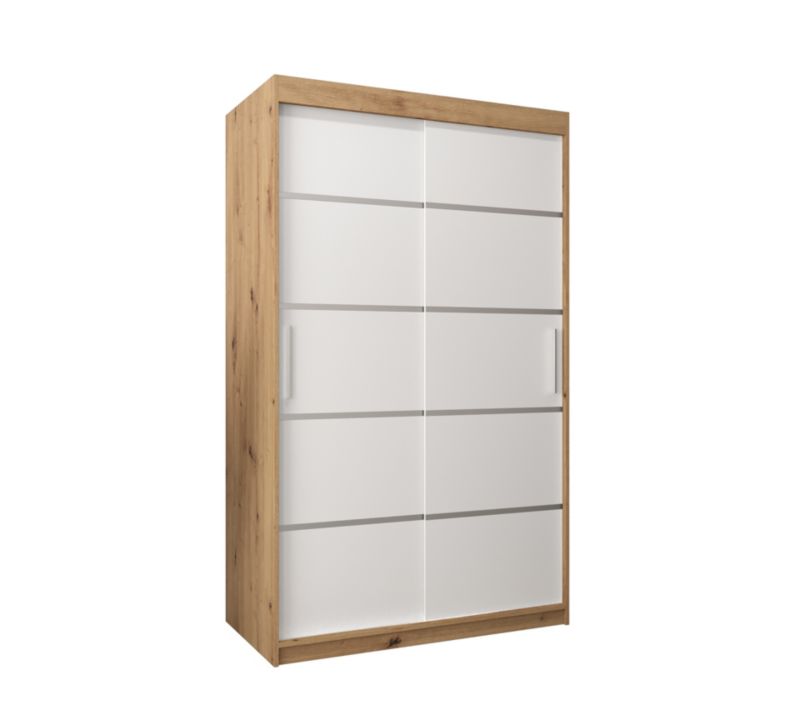 Szafa przesuwna Garderoba Abiks Verona 1 120 artisan + biały 1 szt.