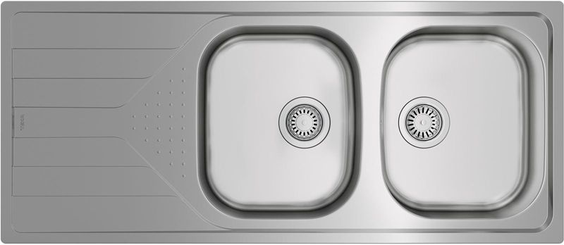 Zlewozmywak stalowy Teka Universe 80 T-XP 2B 1D 116x50 cm mikrotekstura, odwracalny, 1 szt.
