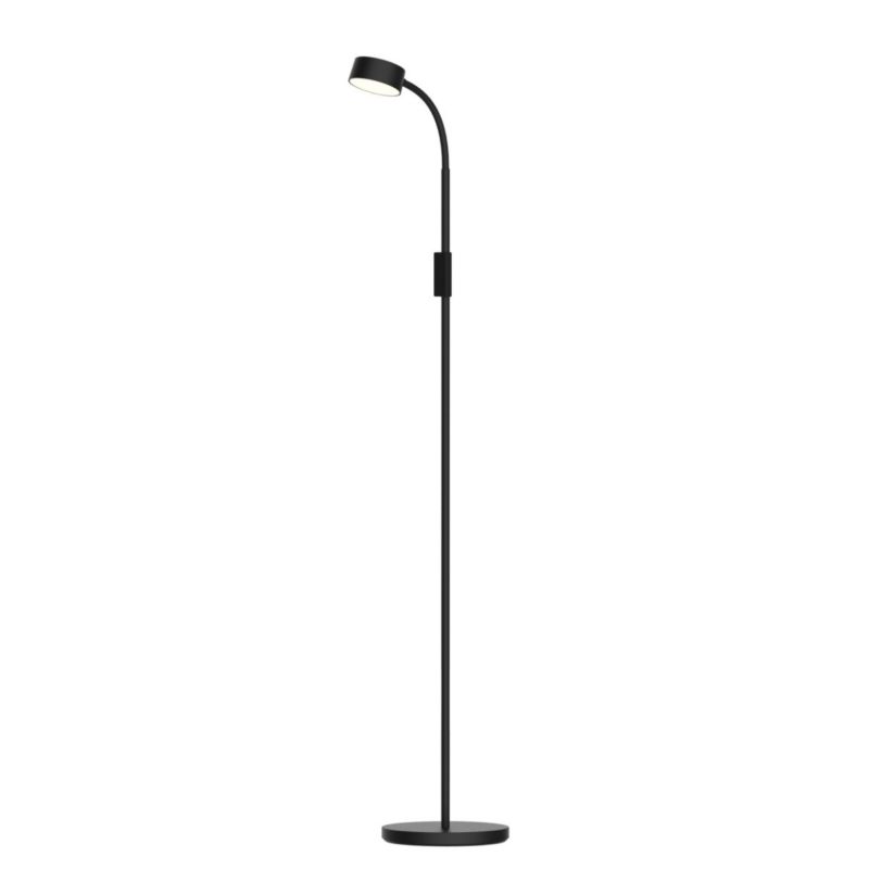 Lampa podłogowa stojąca Polux Bruno czarna LED 3W 3000K-6500K 400lm wym: 110 x 18 x 18 cm - 1 szt.