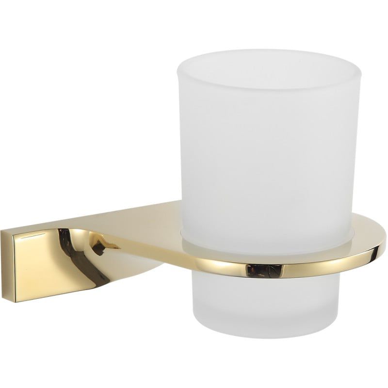 Kubek na szczoteczki ścienny Mexen Rino złoty 12,4x9,5 cm 1 szt.