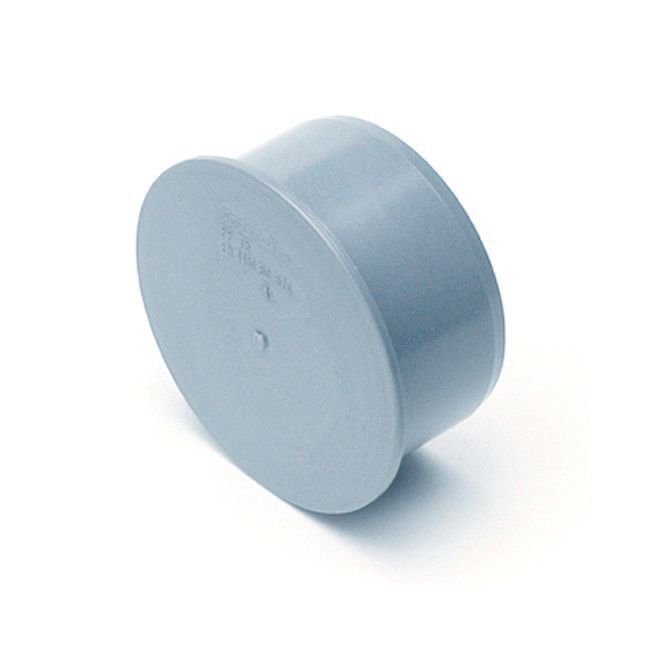 Korek do kanalizacji wewnętrznej PP Pipelife 75 mm szary
