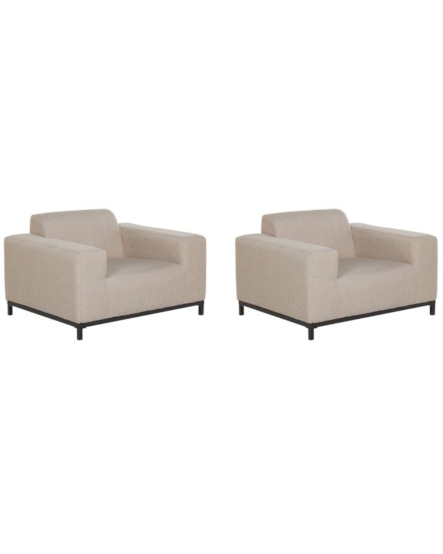 Fotel Rovigo Tkanina Beżowy kpl