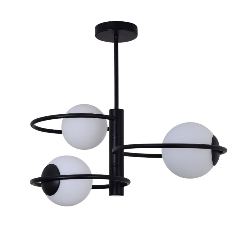 Plafon ring Light Prestige Dorado czarny 3 x E14 1 szt.