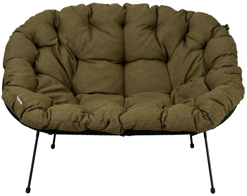 Poduszka na sofę żyłkową AMPO brązowy 1 szt.