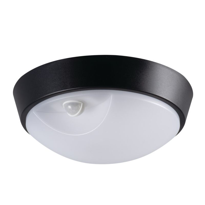 Plafoniera LED LightLogic LL CHAO 18W-PIR-B 66311 okrągła czarna IP65 1 szt.