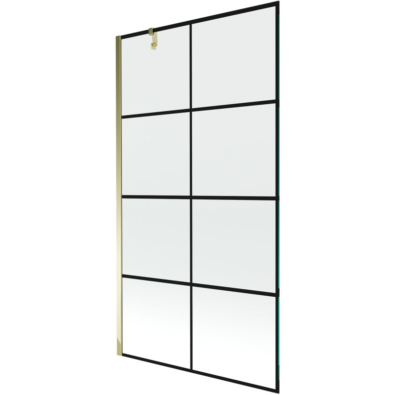 Parawan nawannowy Mexen Next czarny wzór 100 x 150 cm 1 szt.