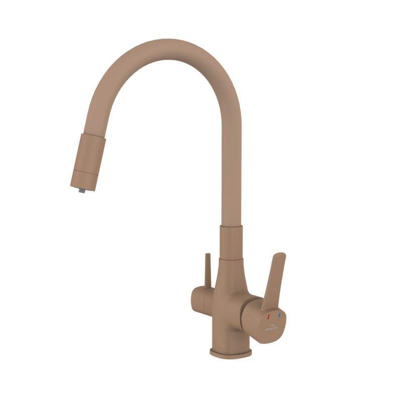 Bateria kuchenna Invena Magic z filtrem beżowa 1 szt.