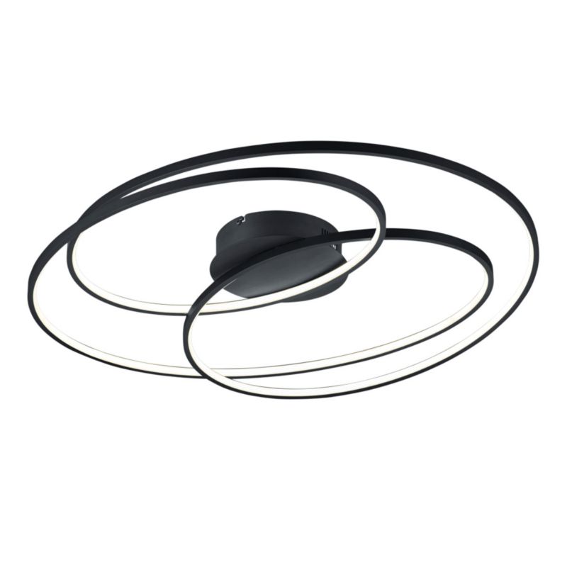 Lampa sufitowa wisząca Trio Gale 1468 czarno-biała nowoczesna wbudowany LED 50W 1 szt.