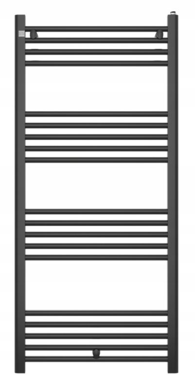 Grzejnik Łazienkowy Granitan Puerto 60/130cm Czarny Kaloryfer Drabinkowy 1kpl.