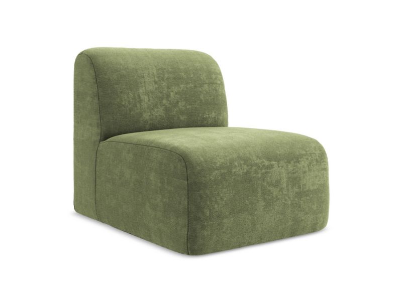 Moduł LaMiaSofa CERVO z tkaniny szenilowej 70x94 cm zielony 1 szt.