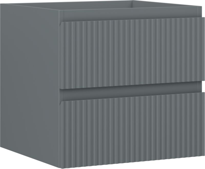 Szafka łazienkowa wisząca Mexen Rivel grafit mat 50x46 cm 2 szuflady 1 szt.