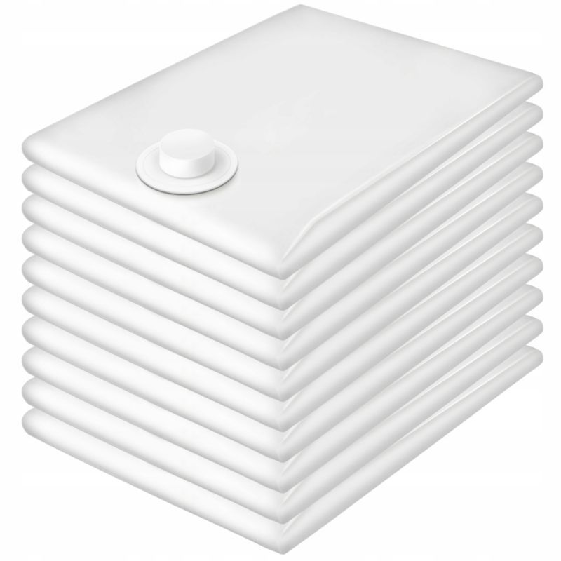 Worki próżniowe, Sillar, na odzież, pościel, 7 warstw, 80 mikronów, wytrzymałe, 50x70cm, zestaw, 10szt