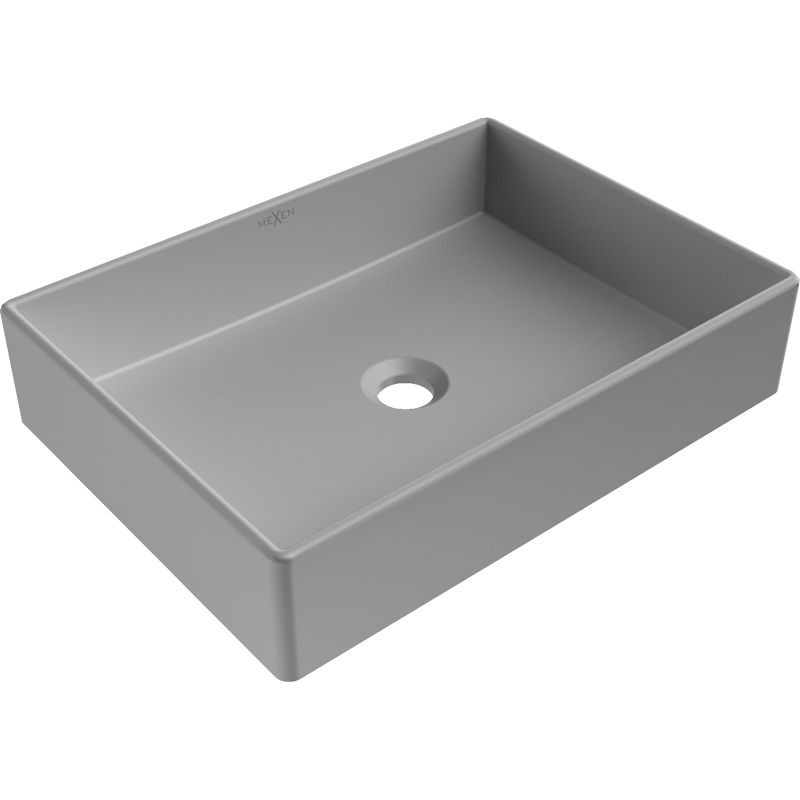 Umywalka nablatowa Mexen Goya szary 51x37 cm 1 szt.