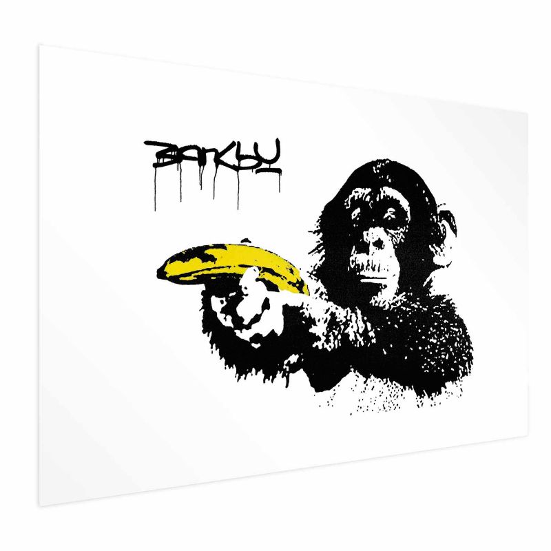 Plakat Artgeist Banksy: Małpa 90x60 cm bez ramy 1 szt