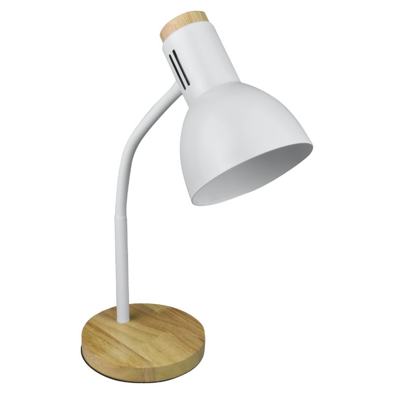 Lampka biurkowa, DPM, biała, 1szt