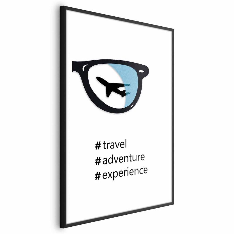 Plakat Artgeist Nowe doświadczenia 40x60 cm z ramą czarną 1 szt