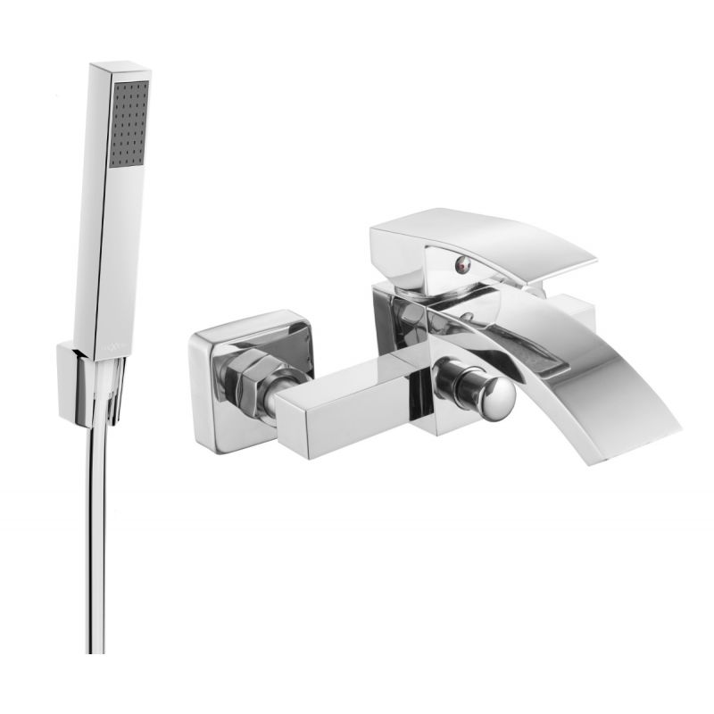 Bateria wannowa z zestawem natryskowym Mexen Libra chrom 1 szt.