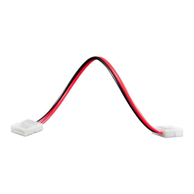 Złączka do pasków LED Polux 10 mm dwustronna z kablem