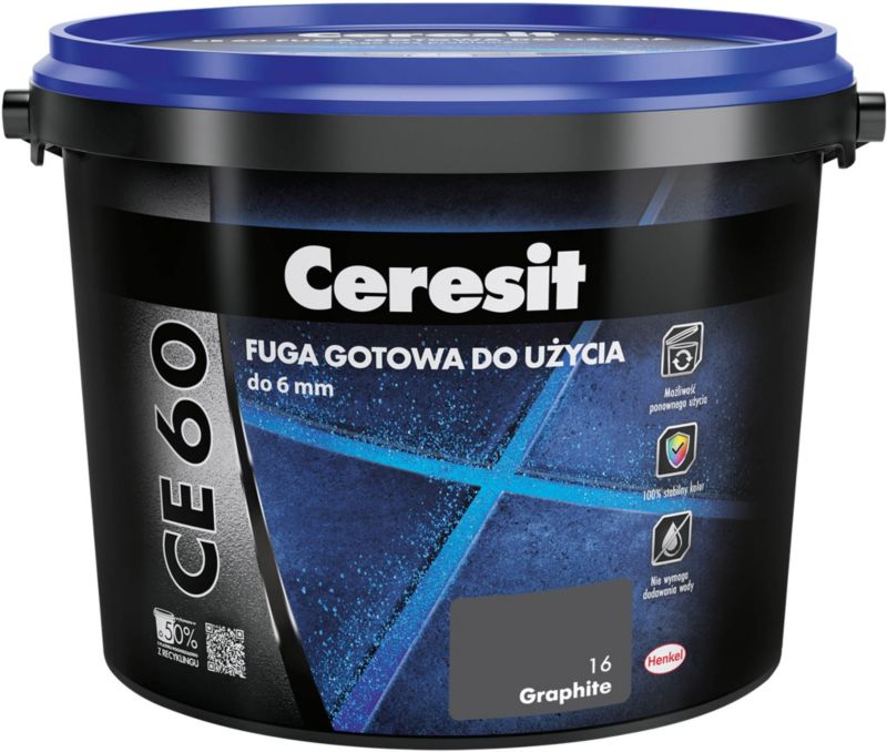 Fuga gotowa Ceresit CE60 grafitowa 2 kg