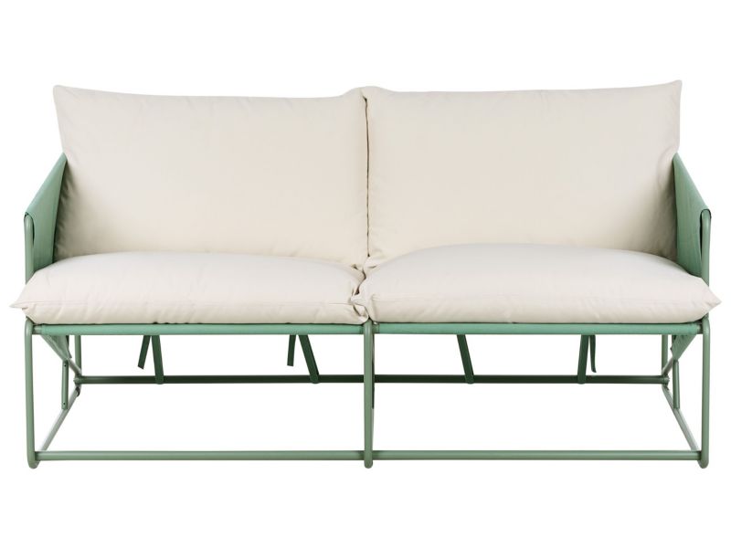 Sofa ogrodowa dla 2 osób Ponte Metal Zielony 1 szt.