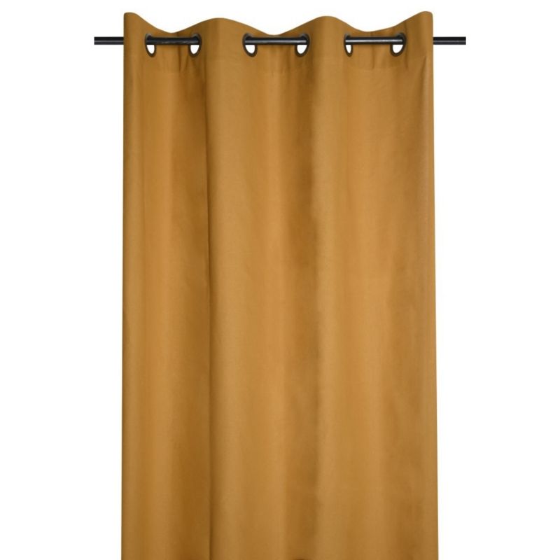 Zasłona DUO Stof miodowa na przelotkach 135x240 cm 1 szt.