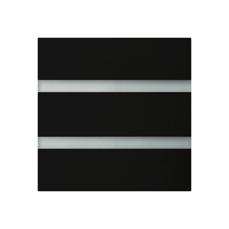 Oprawa oświetleniowa schodowa Eko-Light Vox czarno-biała LED 0.6W 4000K 14lm IP20 wym: 7,5 x 7,5 x 0,7 cm kwadratowa - 1 szt.