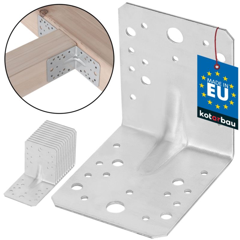 Kątownik łącznik KOTARBAU ciesielski 105x105x90 mm 12 szt.
