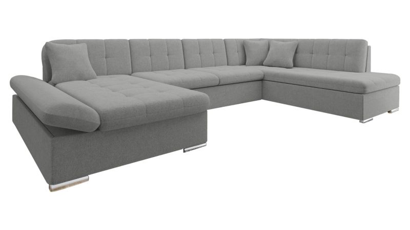 Narożnik z funkcją spania MIRJAN 24 Bergen lewy jasnoszary 1 szt.