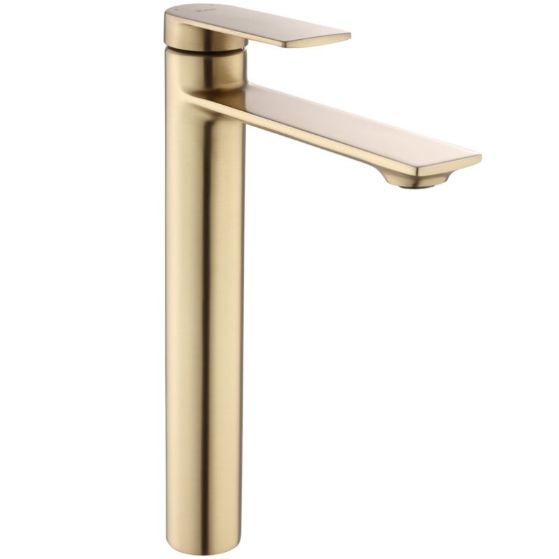 Bateria Umywalkowa Rea My1902-21Gg Storm Wysoka Złoty Szczotkowany 11X4,2X29,5Cm 1 Szt