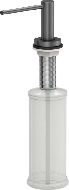 Dozownik kuchenny Quadron Judy 500 ml grafitowy metaliczny, montaż w blacie - 1 szt.