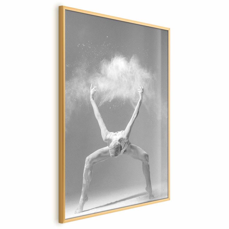 Plakat Artgeist Niesamowita poza 60x90 cm z ramą złotą 1 szt