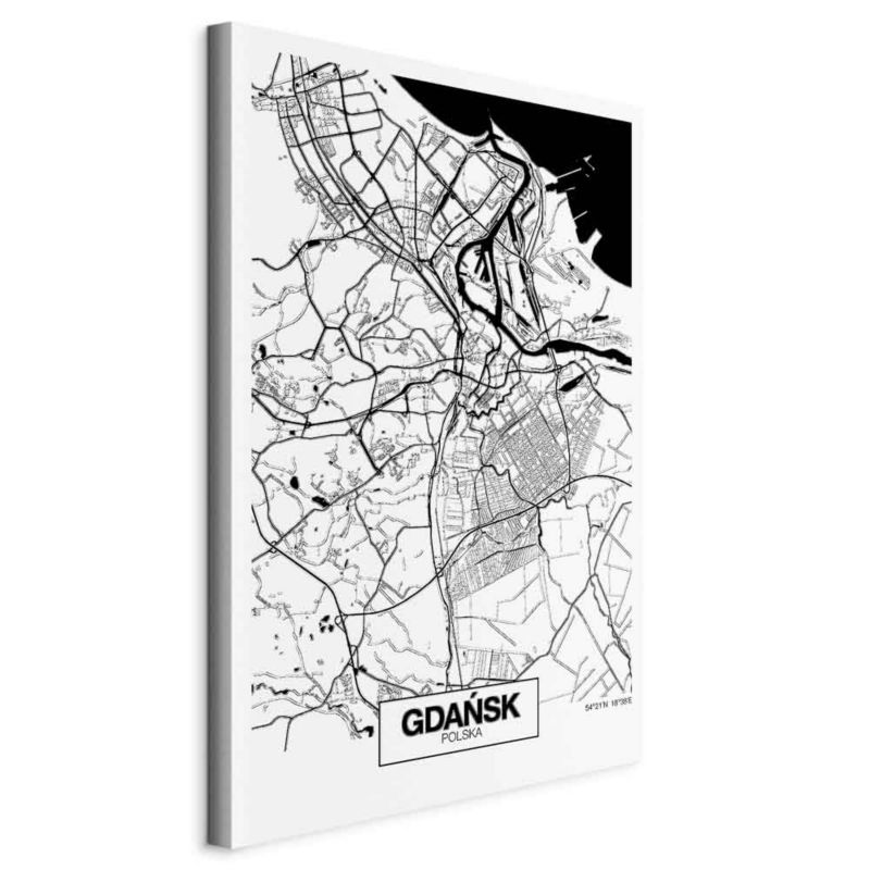 Obraz Artgeist Gdańsk 60 x 90 cm flizelina 1 szt