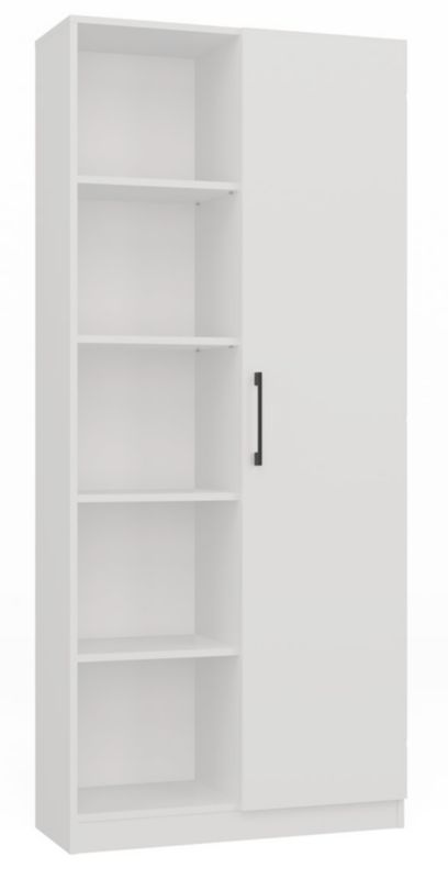 Regał Topeshop Regał Malwa RD/80 BIAŁY 80x30x182 cm 1 szt.