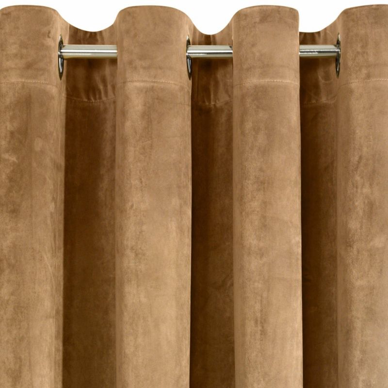 Zasłona Villa EUROFIRANY przelotki miodowa 140x250 cm 1 szt