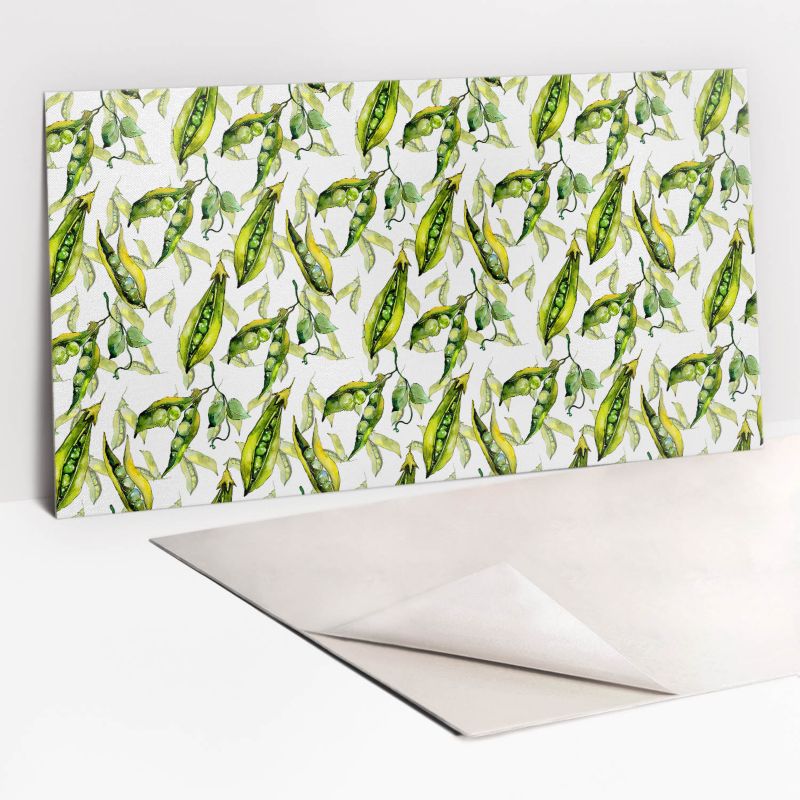 Panel samoprzylepny Tulup 100x50 cm Zielony groszek 1 szt.