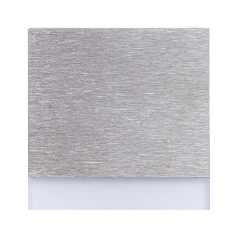 Oprawa oświetleniowa schodowa Eko-Light Berg biało-srebrna LED 0.6W 4000K 14lm IP20 wym: 7,5 x 2,3 cm kwadratowa - 1 szt.