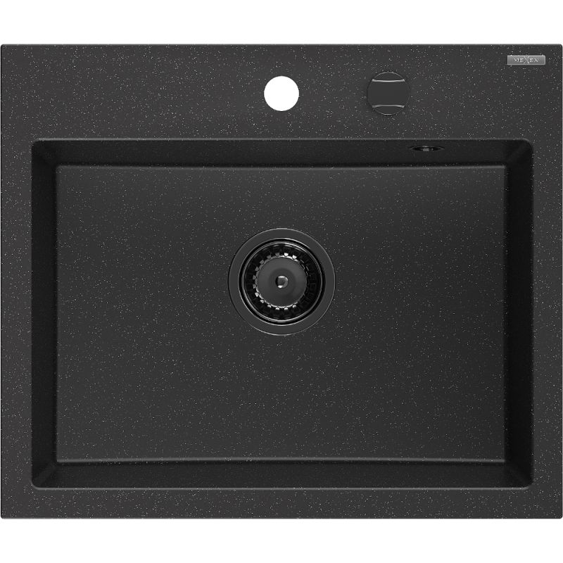 Zlewozmywak granitowy wpuszczany Mexen Vito 1-komorowy biały 520x490 mm - 6503521000-20-G 1 szt.