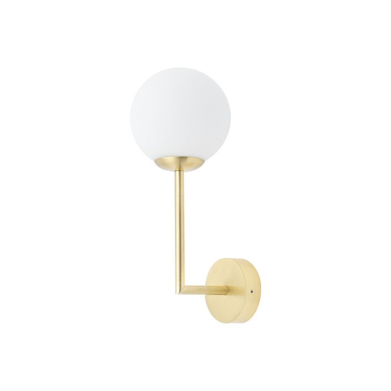 Kinkiet ścienny Nowodvorski Lighting Agave mosiądz-złoty-biały 1 x G9 x 5W IP44 wym: 31,5 x 12 cm - 1 szt.