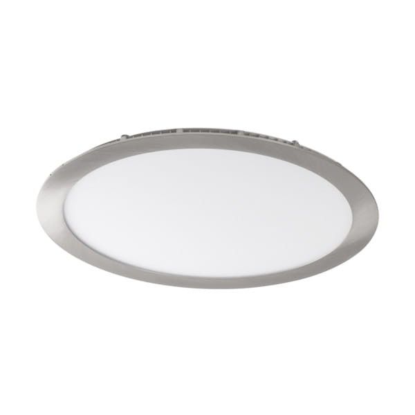 Oprawa sufitowa wpuszczana Kanlux Rounda łazienkowa srebrno-biała LED 24W 4000K 1700lm IP44 wym: 30 x 30 cm okrągła - 1 szt.