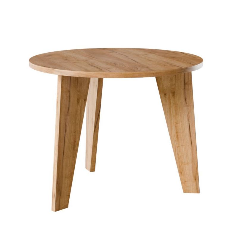 Stół KOLM okrągły fi 90 cm ROSE Dąb Craft 1szt.